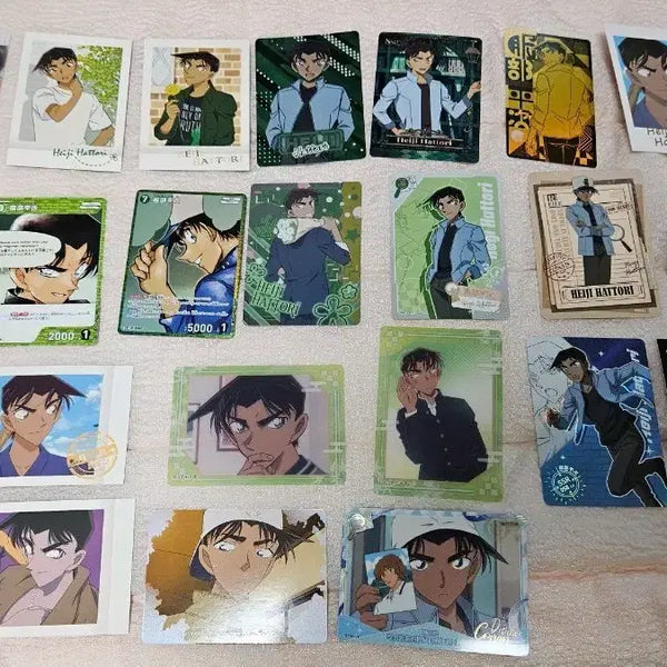 [BUNJANG] Detective Conan Kaito Kid & Heiji Card Bundle with TCG / 명탐정 코난 카드 헤이지(하인성) TCG포함 지류 일괄