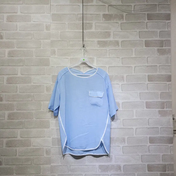 [BUNJANG] Pocket Blouse (Size 55-66) / ㅊ157 포켓 블라우스 55-66