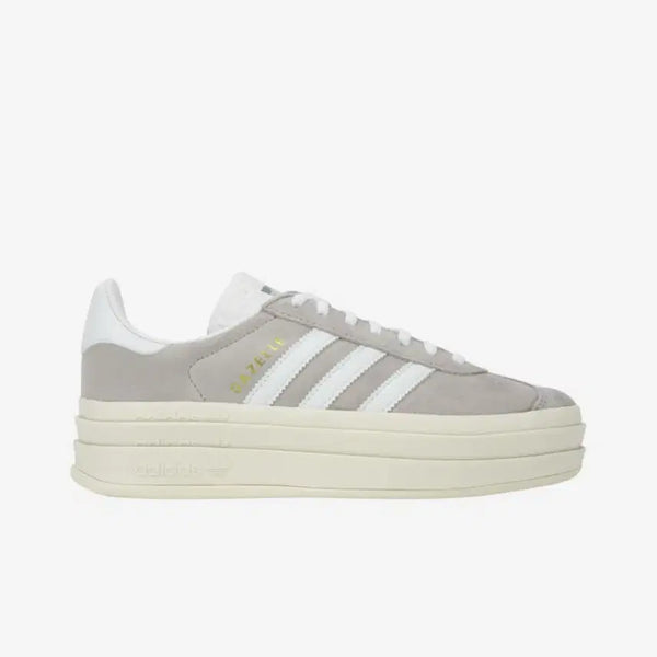[BUNJANG] Adidas Gazelle Bold Grey Cloud White Women's Sneakers / (W) 아디다스 가젤 볼드 그레이 클라우드 화이트