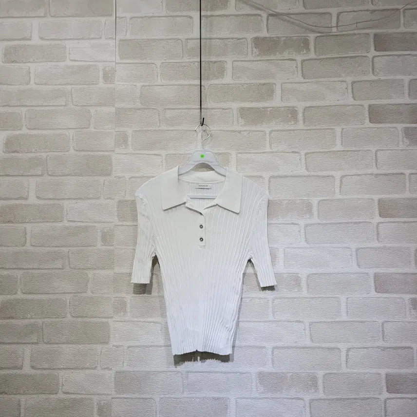 [BUNJANG] Ribbed Collar T-Shirt / ㅊ145 골지 카라티 66