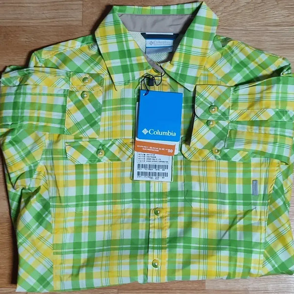 [BUNJANG] Columbia Checkered Flannel Shirt / 컬럼비아 체크 남방 셔츠