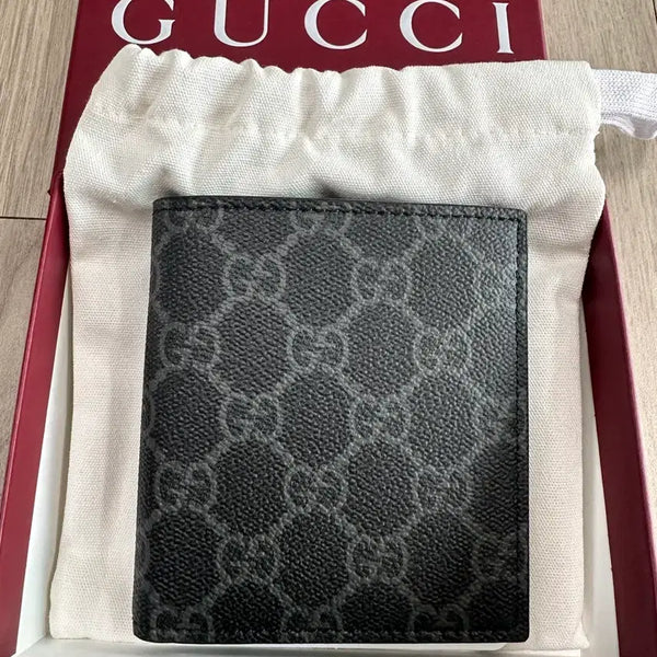 [BUNJANG] Gucci GG Emblem Bifold Wallet / 구찌 지갑 821206