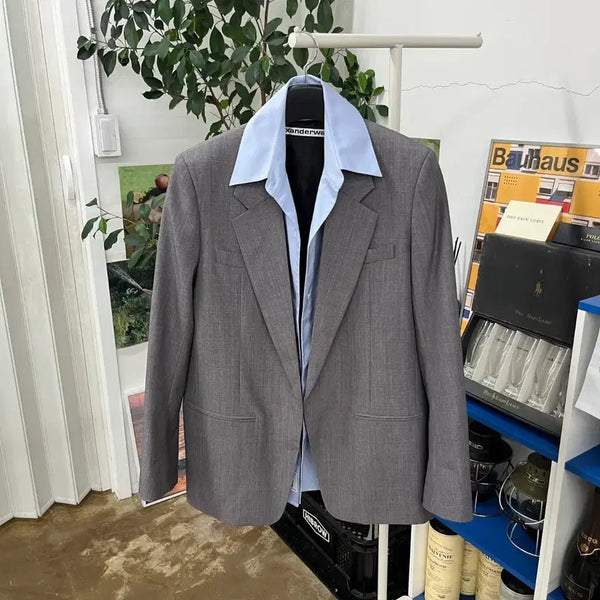 [BUNJANG] Alexander Wang Oversized Layered Blazer XS/S / 알렉산더왕 오버사이즈 레이어드 블레이져 XS/S