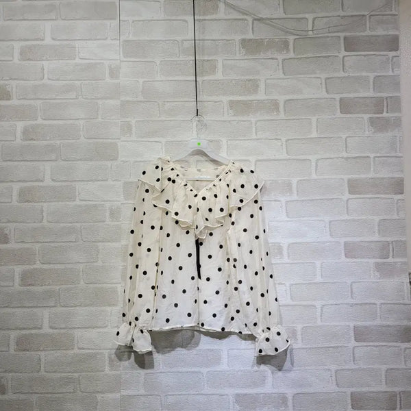 [BUNJANG] Dot Blouse 66 / ㅊ141 도트 블라우스 66