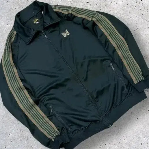 [BUNJANG] Needles XS Track Jacket Dark Green / [니들스] XS 트랙 자켓 다크그린 그린