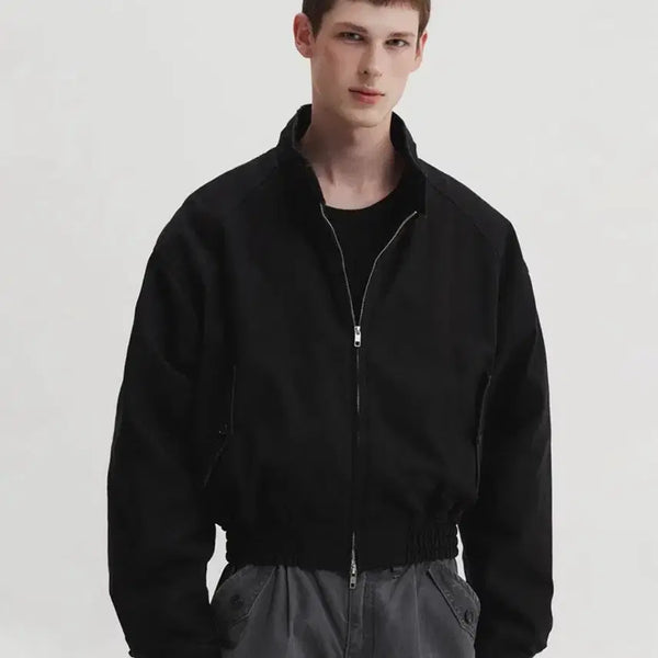 [BUNJANG] DNSR Harrington Jacket Black L / (L) DNSR 헤링턴 자켓 블랙