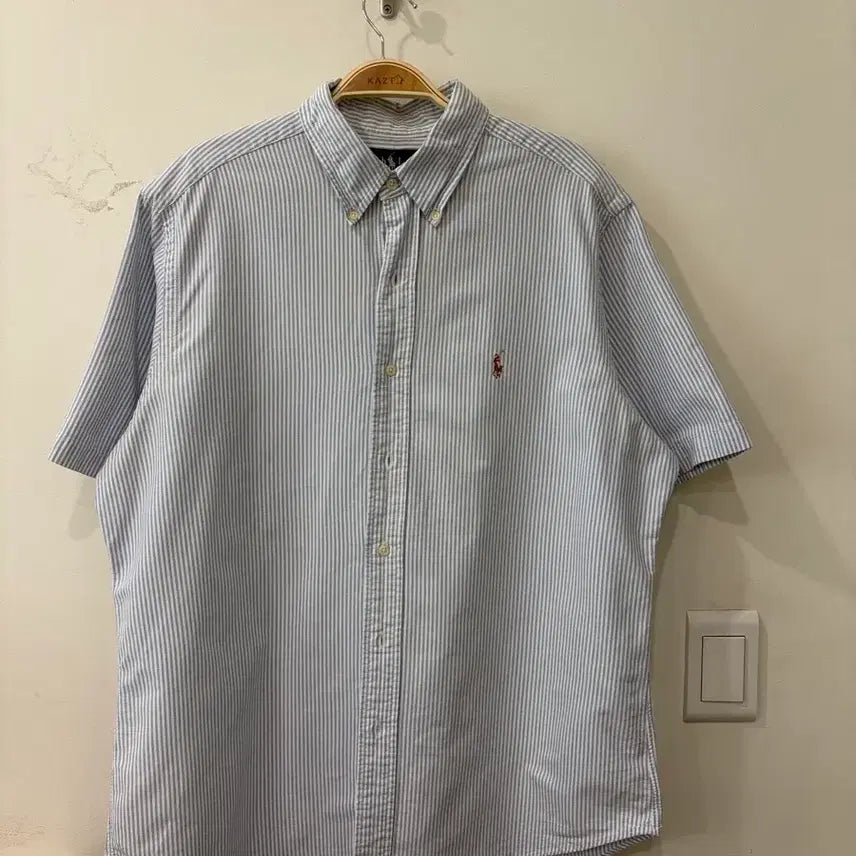 [BUNJANG] Polo Oxford Short Sleeve Shirt / 82. 폴로 옥스포드 반팔 셔츠