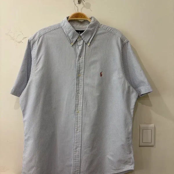 [BUNJANG] Polo Oxford Short Sleeve Shirt / 82. 폴로 옥스포드 반팔 셔츠
