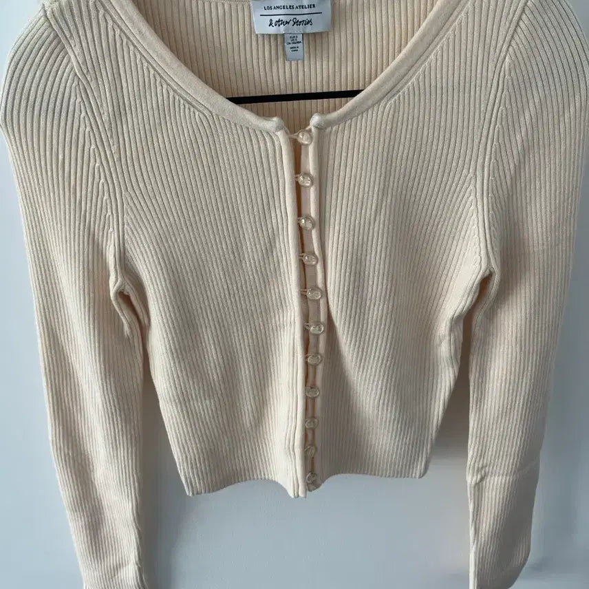 [BUNJANG] And Other Stories Ribbed Cardigan / 앤아더스토리즈 골지 가디건