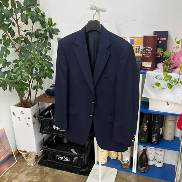 [BUNJANG] Burberry Two-Button Gold-Button Blazer 40R / 버버리 투버튼 금장 블레이저 40R