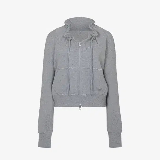 [BUNJANG] PAIN OR PLEASURE Bloom Zip-up Gray / 새상품) 페인오어플레져 블룸집업 그레이