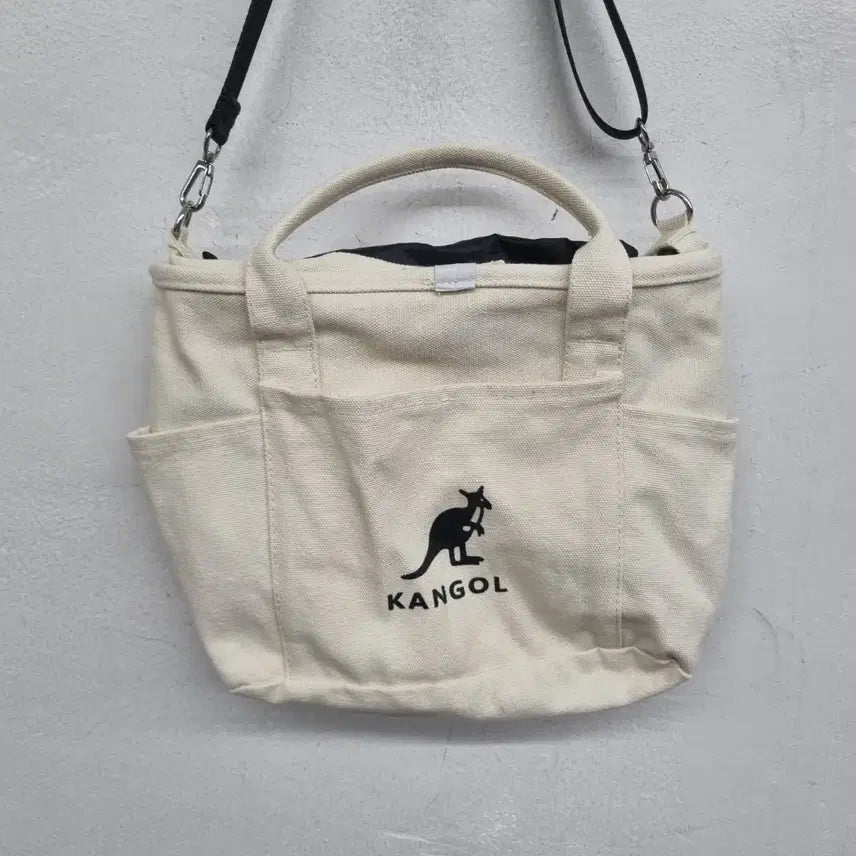 [BUNJANG] Kangol Canvas Crossbody Bag Free Size / [free size] 캉골 캔버스 크로스백