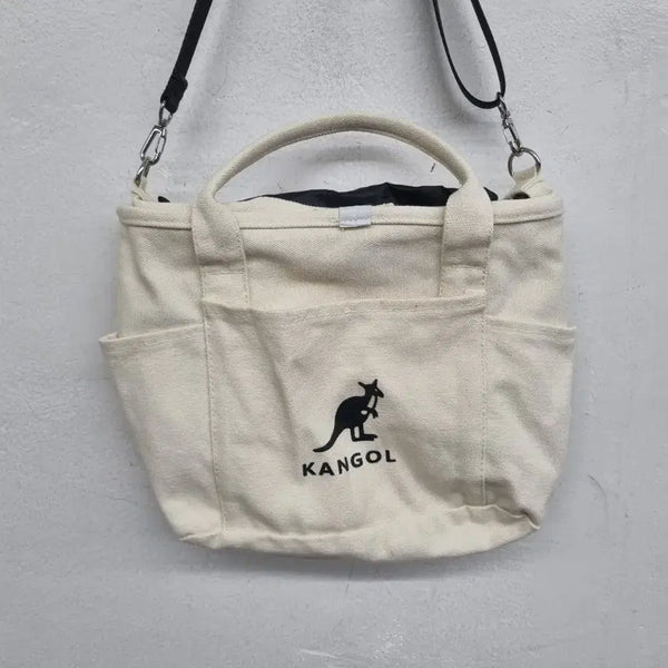 [BUNJANG] Kangol Canvas Crossbody Bag Free Size / [free size] 캉골 캔버스 크로스백
