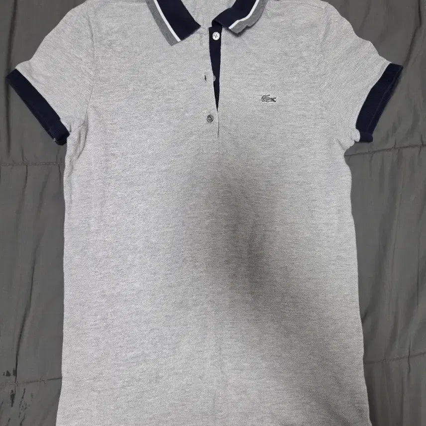 [BUNJANG] Lacoste Polo Shirt Grey / 라코스테 카라티 그레이