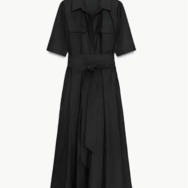 [BUNJANG] Zara Black Shirt Dress with Belt Set - Size XS / 자라 블랙 셔츠 원피스 벨트 세트 XS 새제품