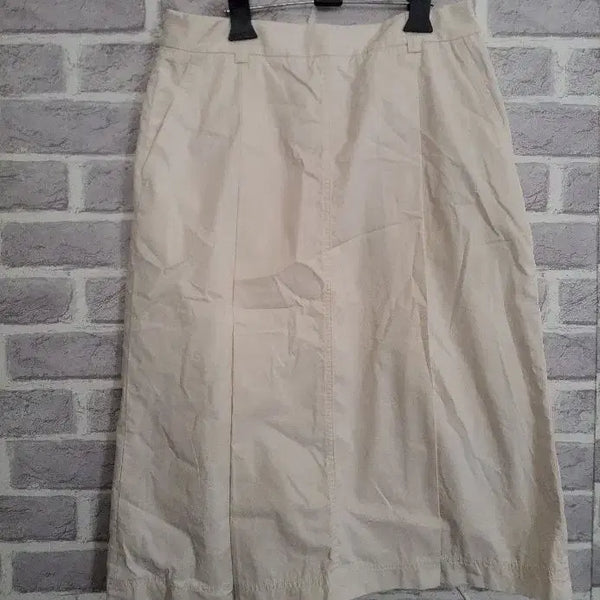 [BUNJANG] TOPTEN Beige Cotton Long Skirt Size 30 / 탑텐 연베이지 면스커트30/알뜰한여우