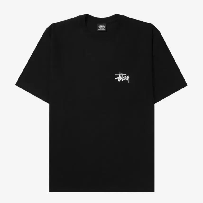 [BUNJANG] Stussy Basic Logo T-Shirt Black / 스투시 베이직 스투시 티셔츠 블랙