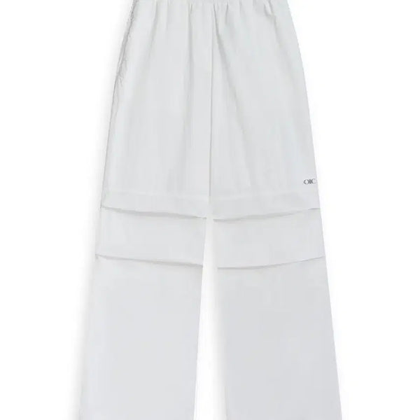 [BUNJANG] OIOI COLLECTION Reflect Parachute Pants White / [오아이오아이컬렉션/OIC] 리플렉트 파라슈트 팬츠 [WHITE]