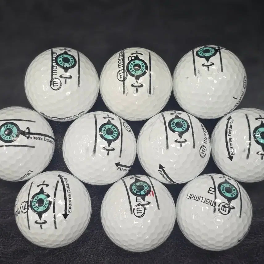 [BUNJANG] Maruman 3-Piece Lost Golf Balls (30 Count) / 무배 편심잡은볼 마루망 3피스 30개 로스트볼