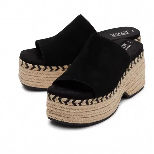 [BUNJANG] TOMS Espadrille Wedge Shoes / 택미제거새제품/ 탐스 TOMS 에스파드류 웨지 (정가15만원)