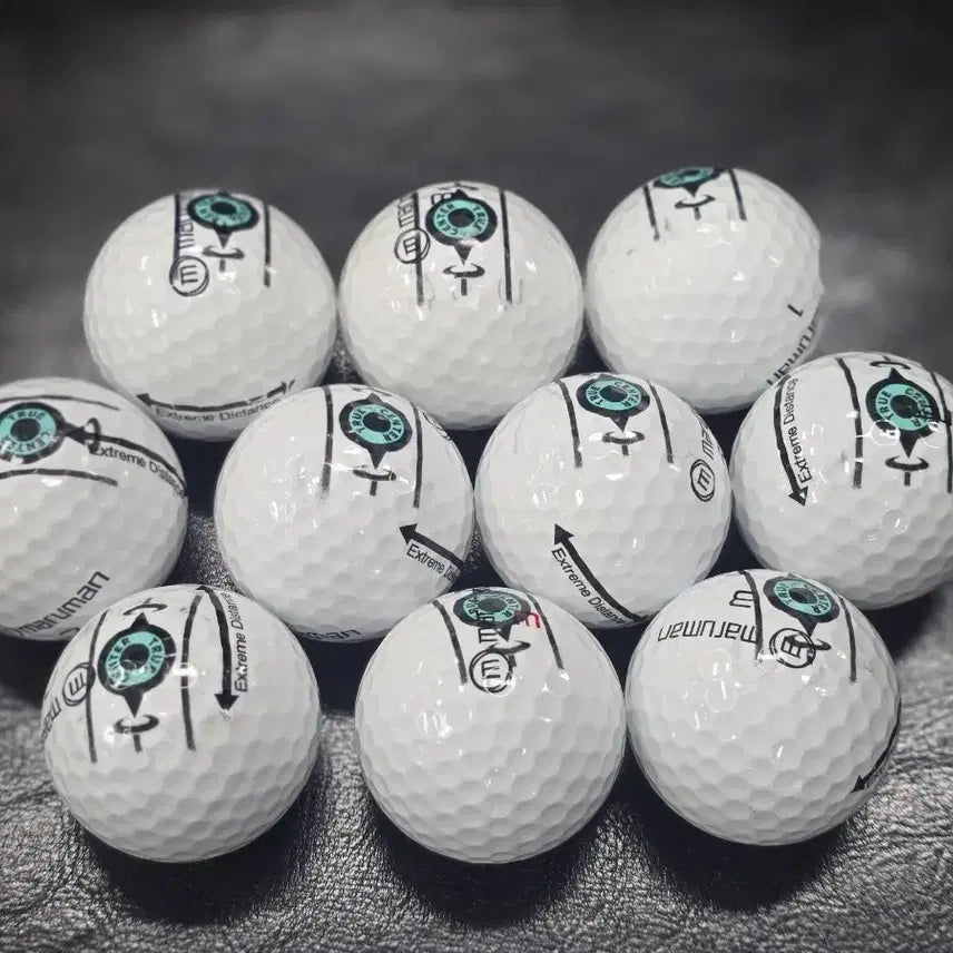 [BUNJANG] Maruman 3-Piece Offset Core Golf Balls (60 Count) / 무배 편심잡은볼 마루망 3피스 60개 로스트볼