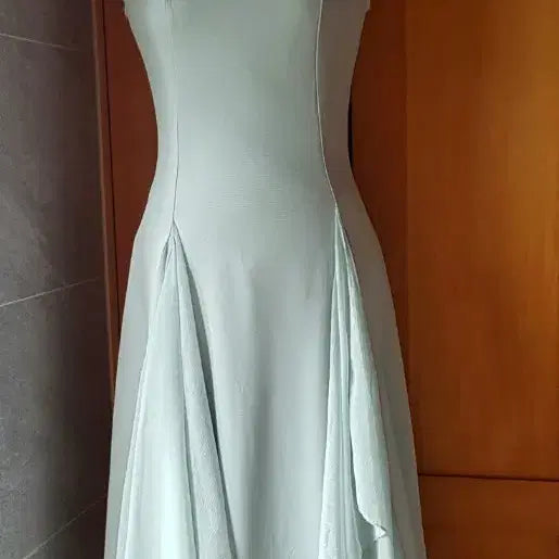 [BUNJANG] Sleeveless Balletcore Pastel Long Dress / 슬리브리스 발레코어 드레스 파스텔 롱원피스