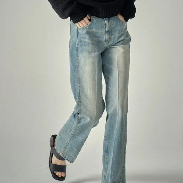 [BUNJANG] Facadepattern Classic Denim Fade Indigo / 파사드패턴 클래식 데님 fade indigo