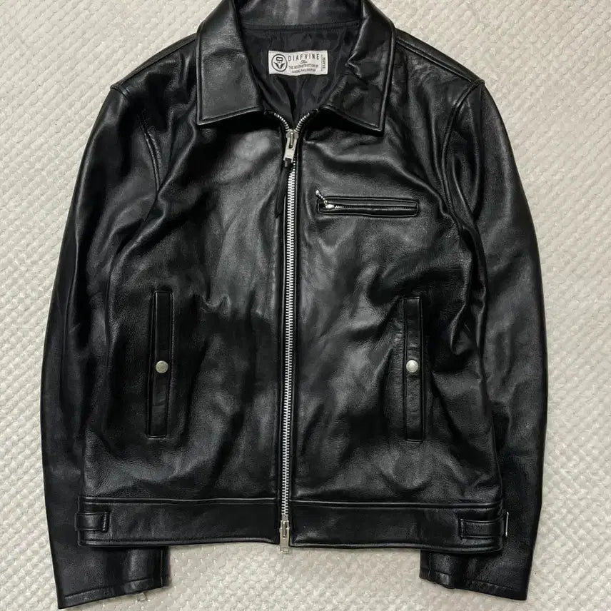 [BUNJANG] DIAFVINE Western Mood Lambskin Leather Jacket Leo / [XL] DIAFVINE 디아프바인 웨스턴 무드 양가죽 레더 자켓 레오
