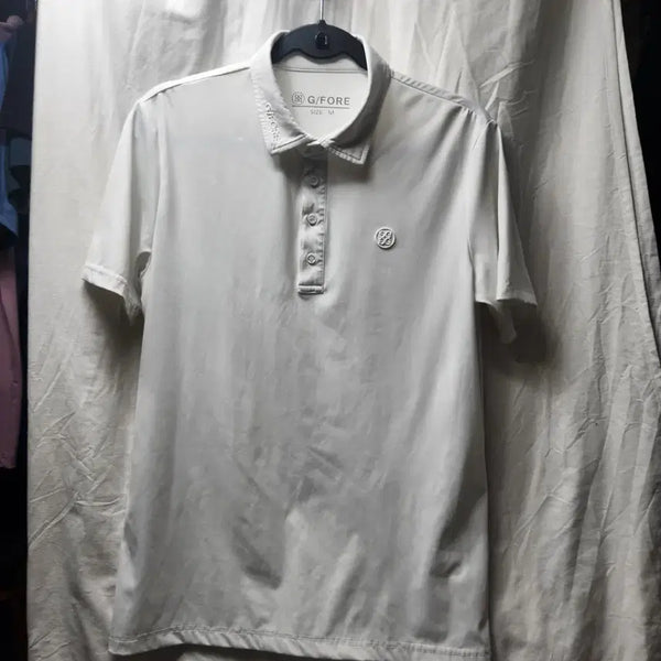 [BUNJANG] G/FORE Golf Wear Short Sleeve Polo Shirt White M / G/FORE 골프웨어 반팔 카라티 화이트 M사이즈