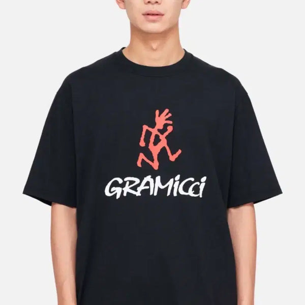 [BUNJANG] Gramicci Logo T-Shirt (Black) / [XXL]그라미치 로고 티셔츠 (블랙 새상품)