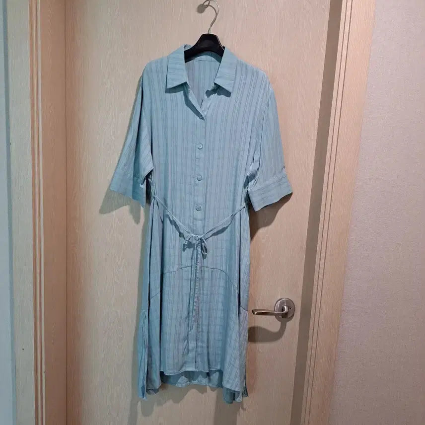 [BUNJANG] BRUUNS BAZAAR Striped Shirt Dress Size 77 / BRUUNS BAZAAR. 스트라이프 셔츠 원피스사이즈77