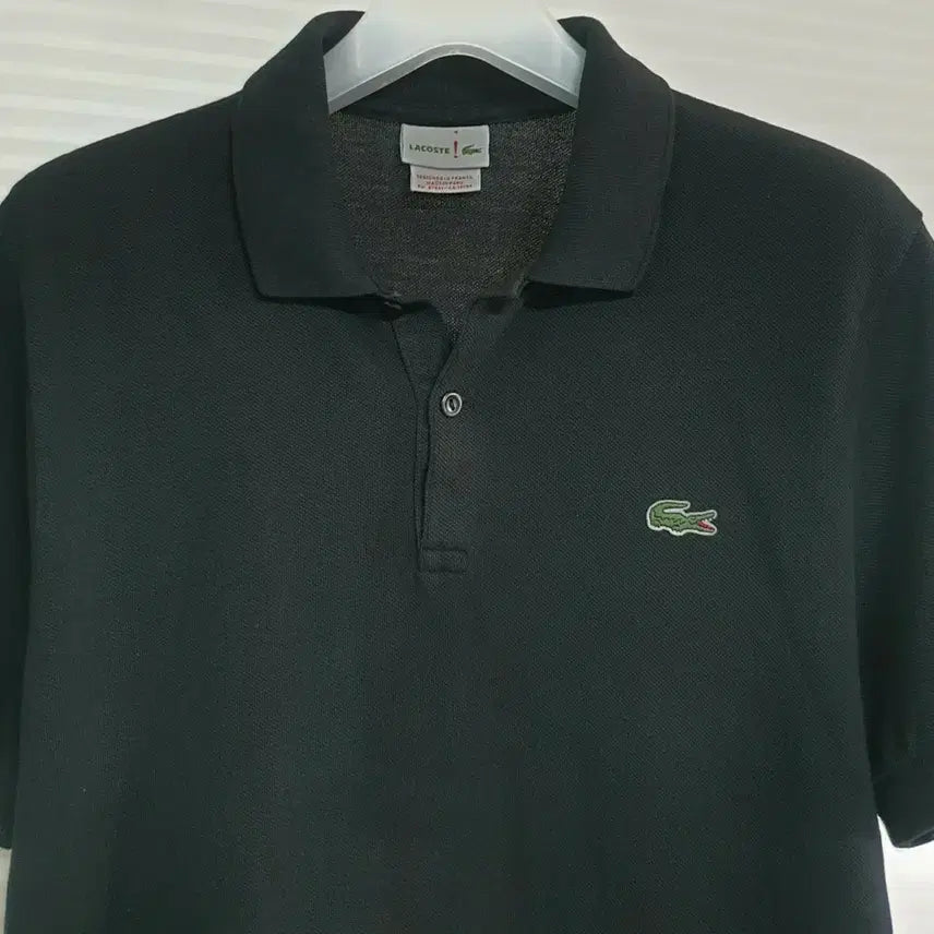 [BUNJANG] Lacoste Polo T-Shirt Black / (66)라코스테 폴로반팔티 블랙