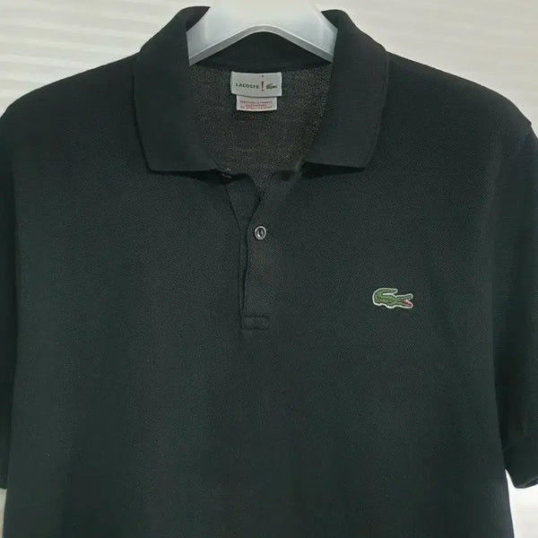 [BUNJANG] Lacoste Polo T-Shirt Black / (66)라코스테 폴로반팔티 블랙