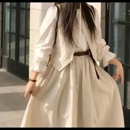 [BUNJANG] Mimi Boutique Herringbone Vest Set-up Brown / 헤링본 베스트 셋업 브라운 미미부티크