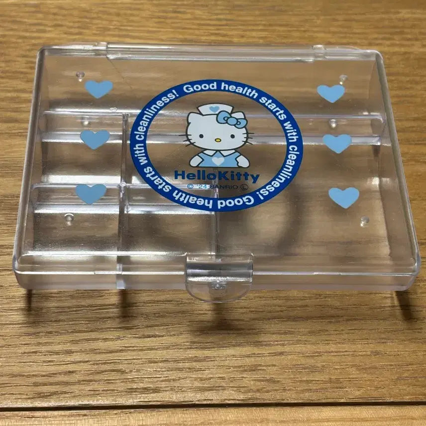 [BUNJANG] Hello Kitty Nurse Clear Storage Case / 헬로키티 간호사 투명 수납 케이스
