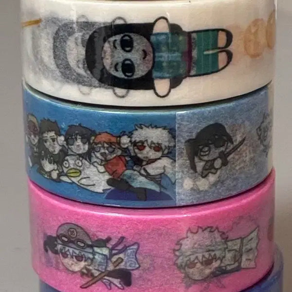 [BUNJANG] Gintama Washi Tape Bundle Set / 마테 5개 일괄 판매 후비적님 은혼 빵준 헌헌 이르미