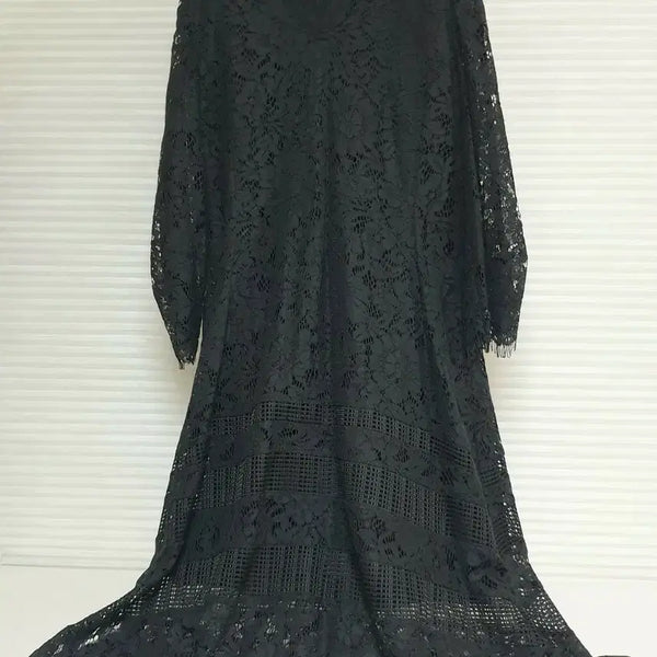 [BUNJANG] Import Designer Lace Long Dress / 고퀄 수입디자이너브랜드 레이스 드레스롱원피스
