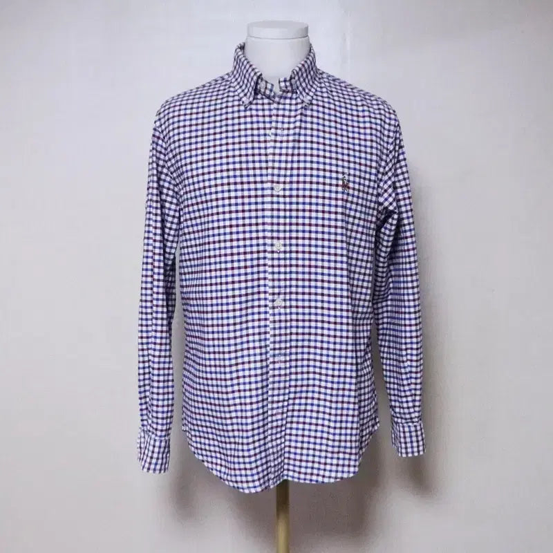 [BUNJANG] Polo Ralph Lauren Men's Checked Shirt (Size 95) / 폴로 남성95 체크 셔츠(4)