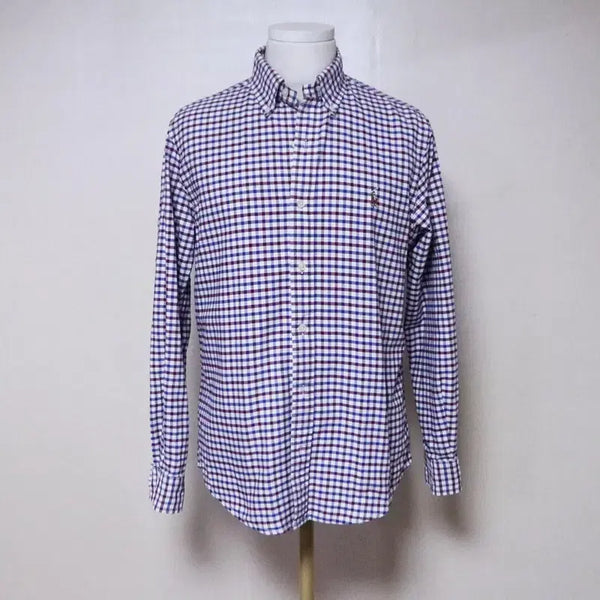 [BUNJANG] Polo Ralph Lauren Men's Checked Shirt (Size 95) / 폴로 남성95 체크 셔츠(4)