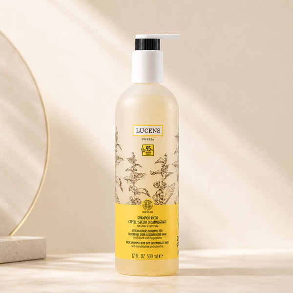 [BUNJANG] LUCENS Damage Rich Shampoo 500ml (Set of 2) / 500ml*2개/이태리 루센스 천연 유기농 데미지 리치 건조 손상 샴푸