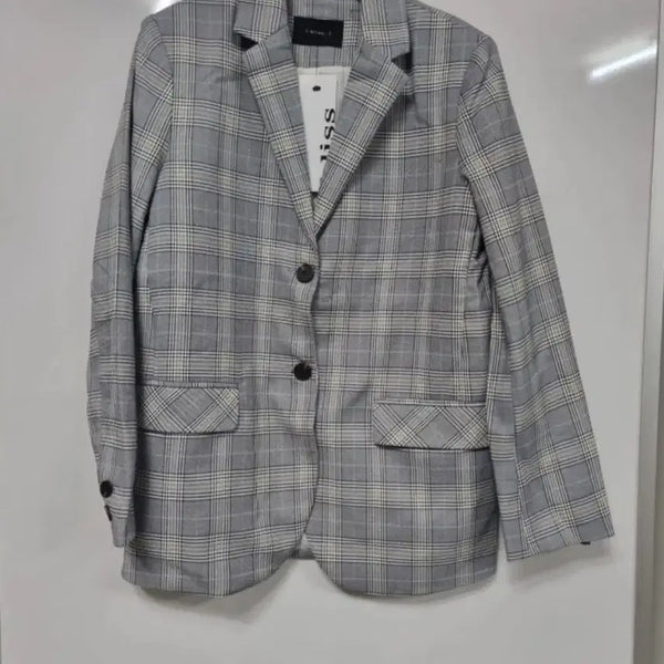 [BUNJANG] Women's Checked Casual Jacket / 여성 체크 자켓 편한 자켓 정장 캐주얼