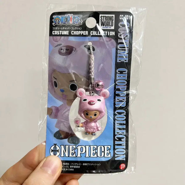 [BUNJANG] One Piece Chopper Pink Gown Costume Keychain / 원피스 쵸파 키링 핑크 가운 코스튬