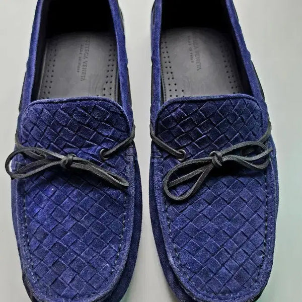 [BUNJANG] Bottega Veneta Driving Shoes Purple Blue Size 42 / 보테가베네타 드라이빙슈즈 42사이즈 퍼플블루
