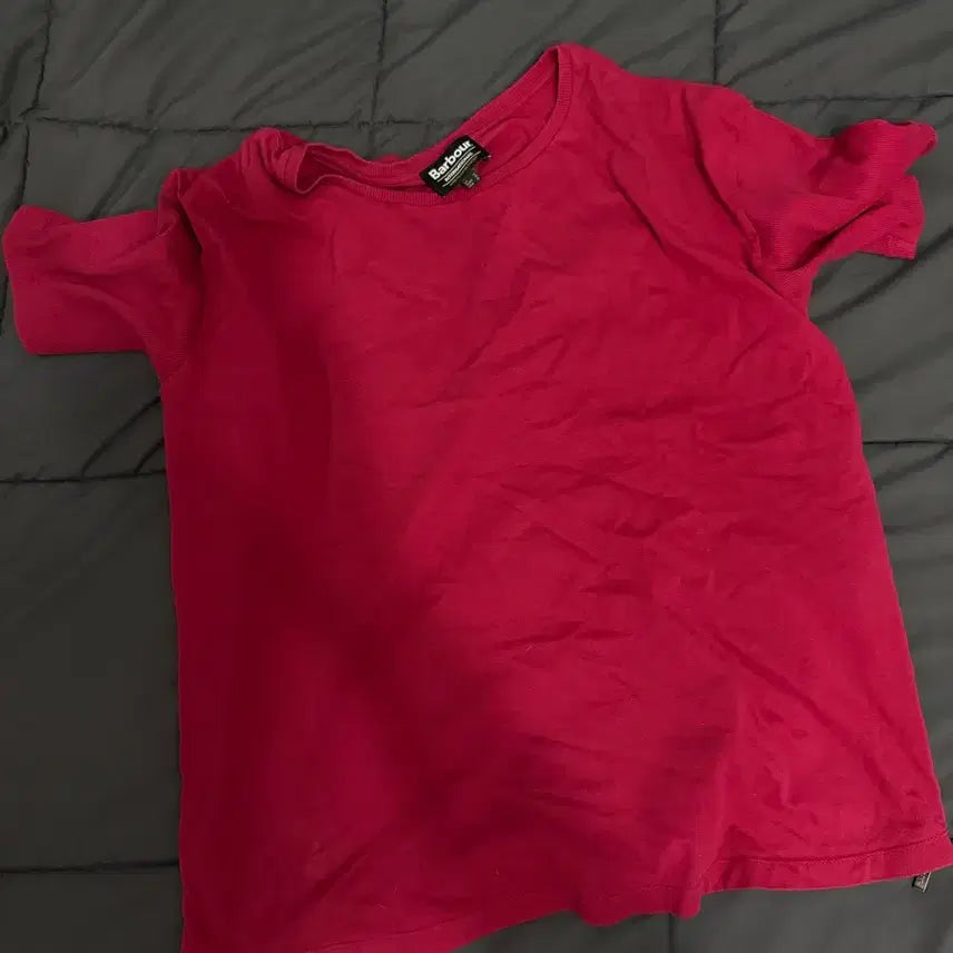 [BUNJANG] Barbour Cherry Short Sleeve T-Shirt / 바버 반팔 티셔츠 체리