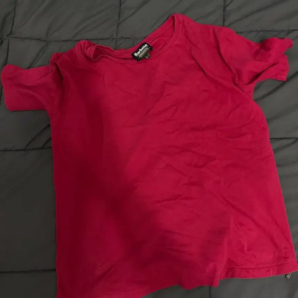 [BUNJANG] Barbour Cherry Short Sleeve T-Shirt / 바버 반팔 티셔츠 체리