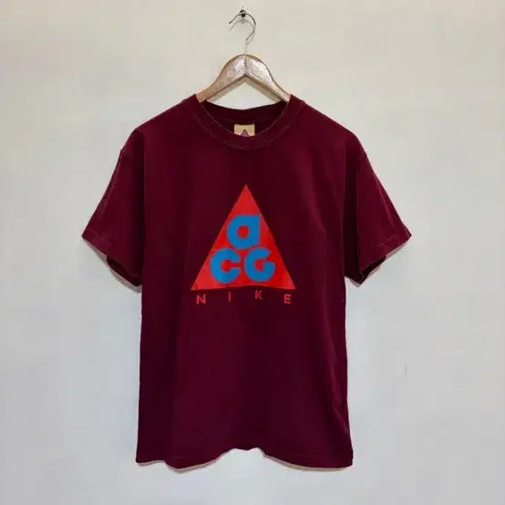 [BUNJANG] Nike ACG Short Sleeve T-Shirt Burgundy / 나이키 ACG 반팔 티셔츠 버건디 나이키반팔 나이키acg