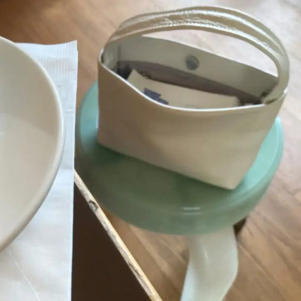 [BUNJANG] Rosebay Single Mini Bag Ivory / 로즈베이 싱글미니백 소가죽 아이보리