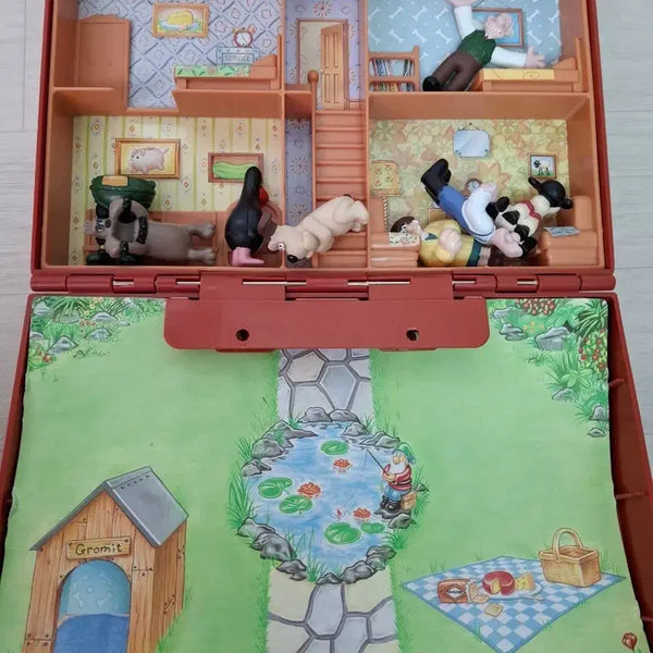 [BUNJANG] Wallace & Gromit Play-House Figure Set featuring Mcgraw & Mattgraw / 월레스와그로밋 플레이 하우스 피규어 인형 맥그로우 맷그로우