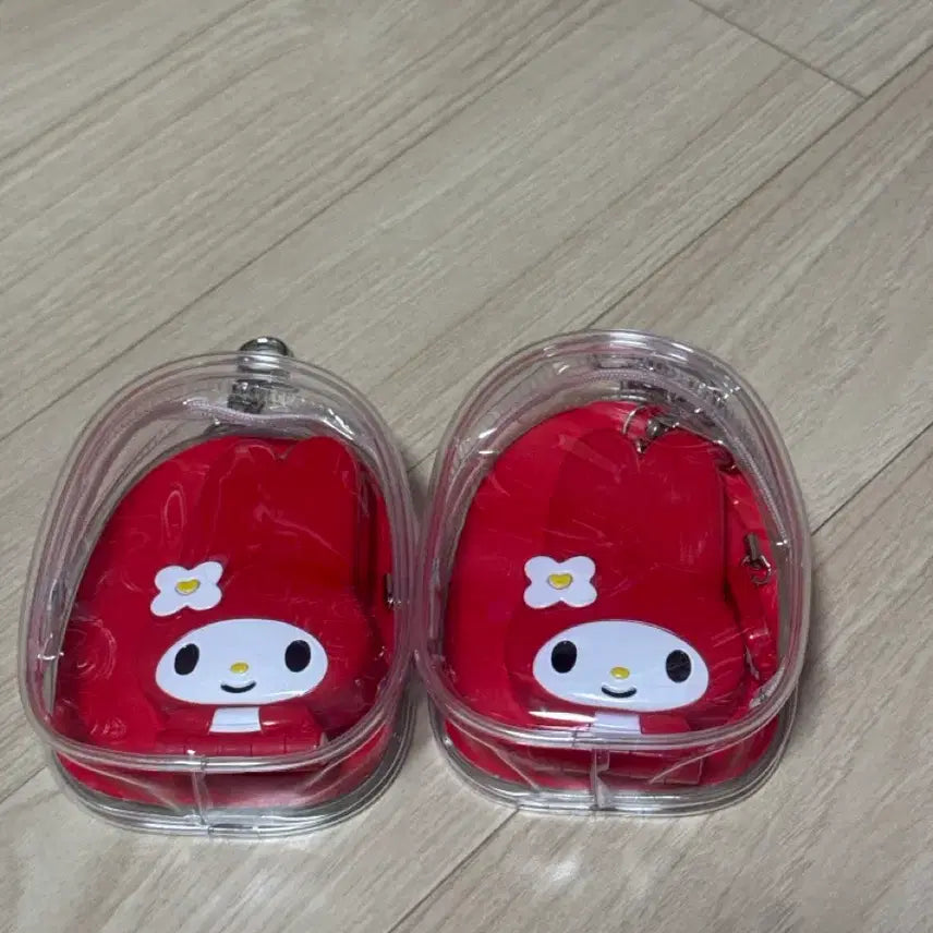 [BUNJANG] Sanrio My Melody Folder Phone Keyring Pouch Set / 마이멜로디 폴더폰 키링 파우치 일괄