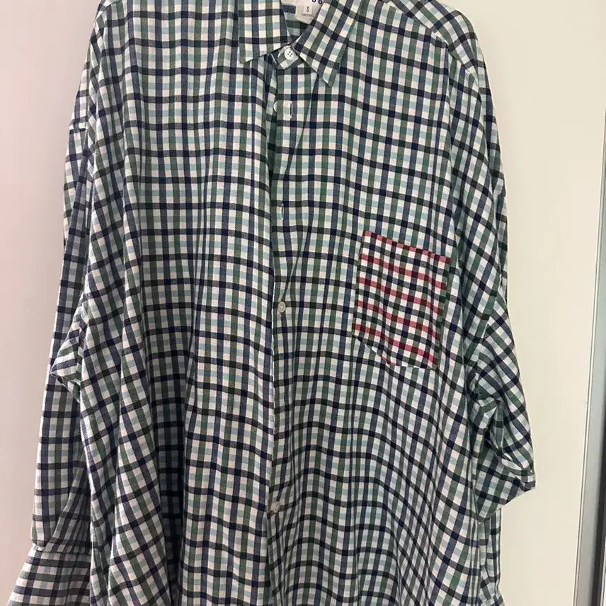 [BUNJANG] Comme des Garçons Shirt Plaid Patch Button-Down Shirt / 꼼데가르송셔츠 남방 판매합니다.